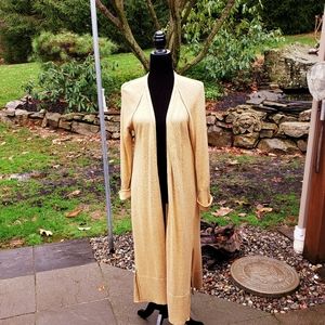 NVELOP Lt Caramel Linen Blend Duster L